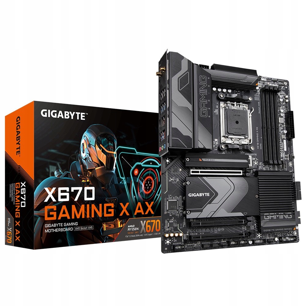 Płyta główna Gigabyte X670 Gaming X Ax V2 AM5 DDR5 Atx