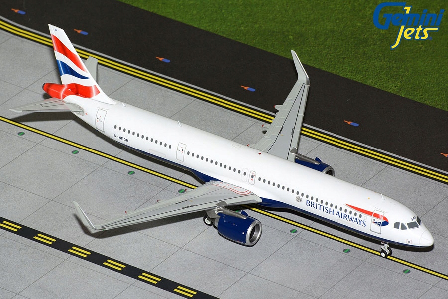 Model letadla Airbus A321neo British 1:200 G-neor Gemini