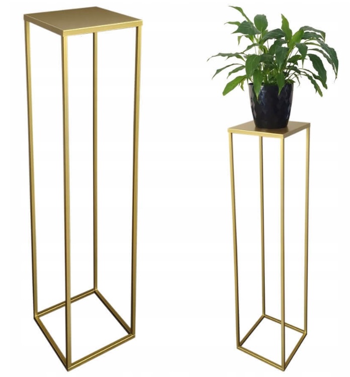 Moderní Držák Na Květináč Loft Zlatý Simple 095/K-12-1P-100Z