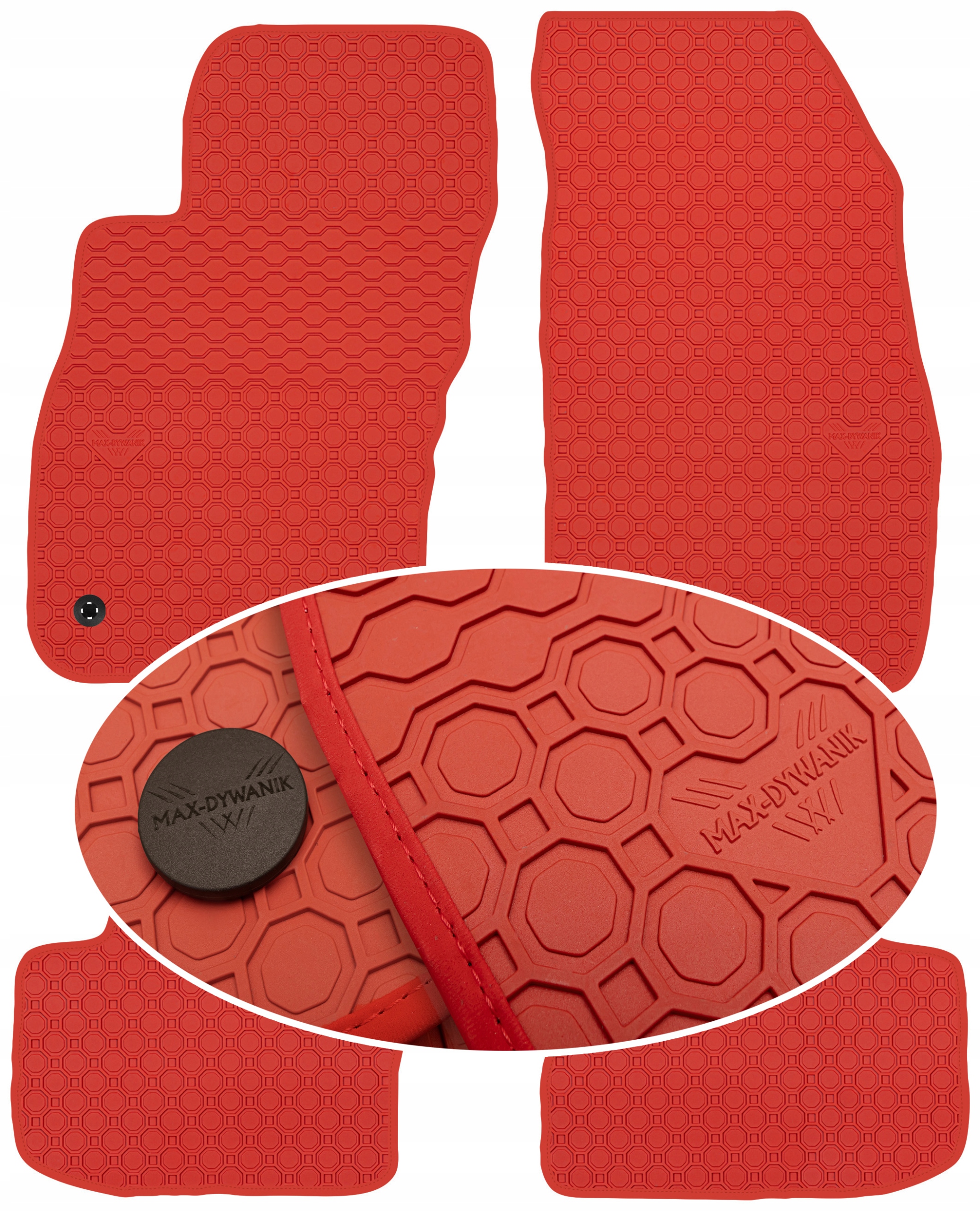 Fiat Grande Punto 2005-2009 Koberce Červené