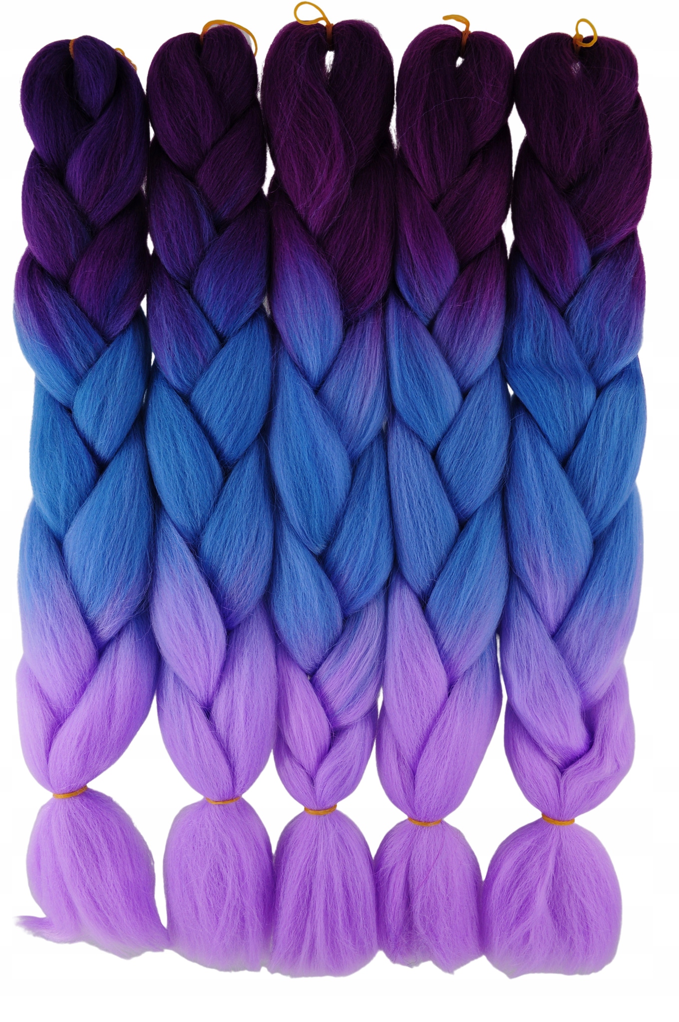 WŁOSY SYNTETYCZNE KOLOROWE WARKOCZYKI OMBRE 3-44 Marka Smart Colours