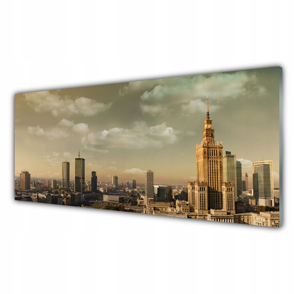 

Fotoobraz na ścianę na prezent 125x50 Miasto Domy