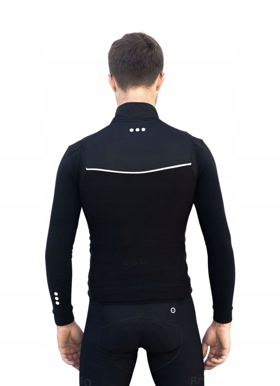 Kamizelka kolarska Raso Classic, czarna - S Marka Raso