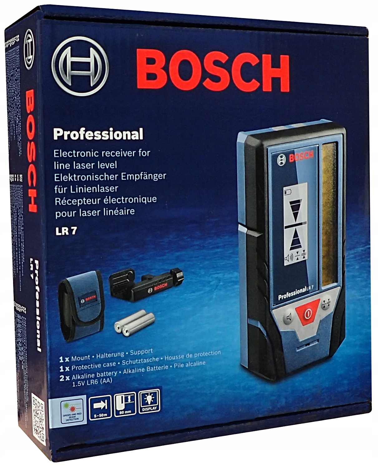 

Bosch LR7 Odbiornik laserowy do Gll 3-80 Gcl 2-50