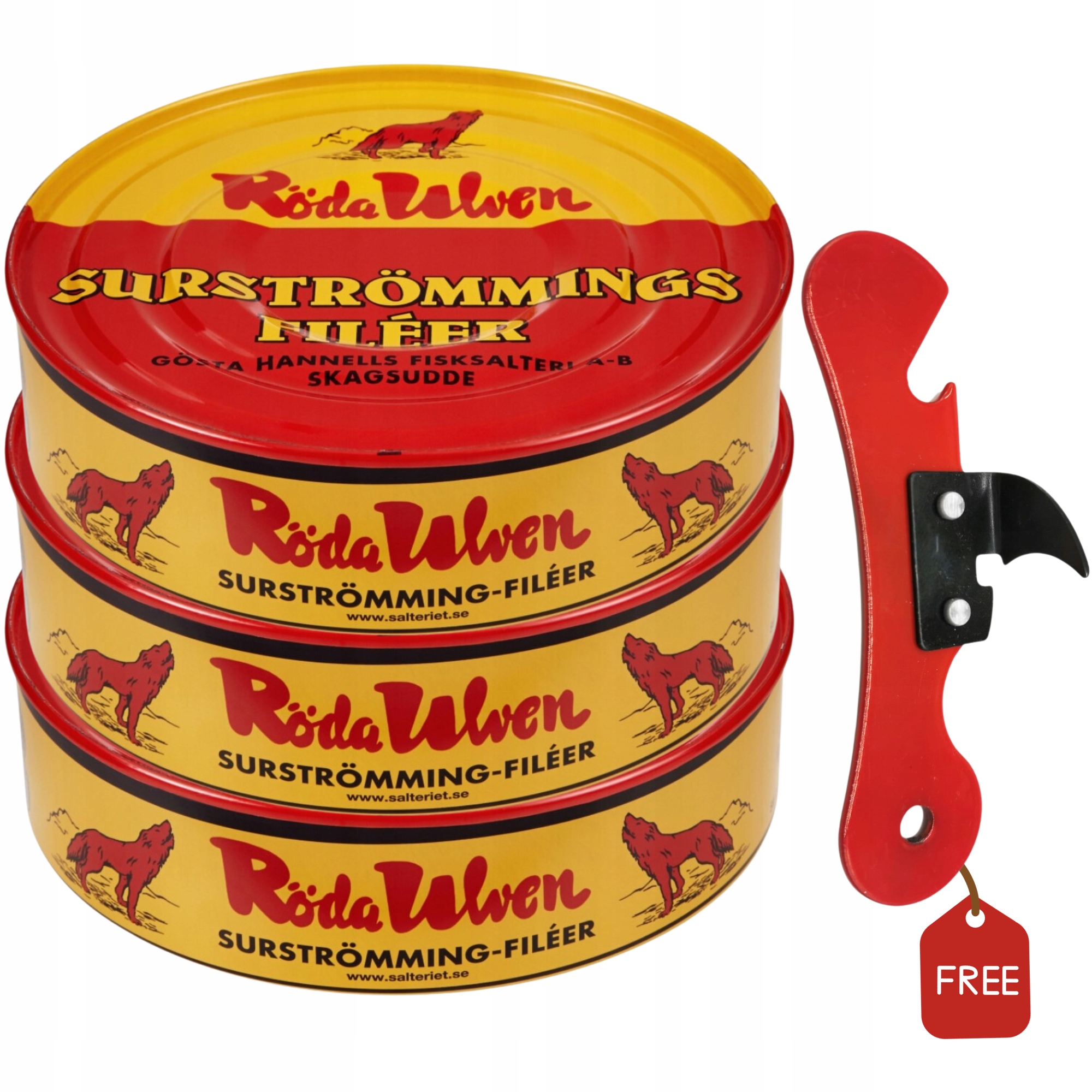 Roda ulven Surstromming - 300g surstromming Challenge