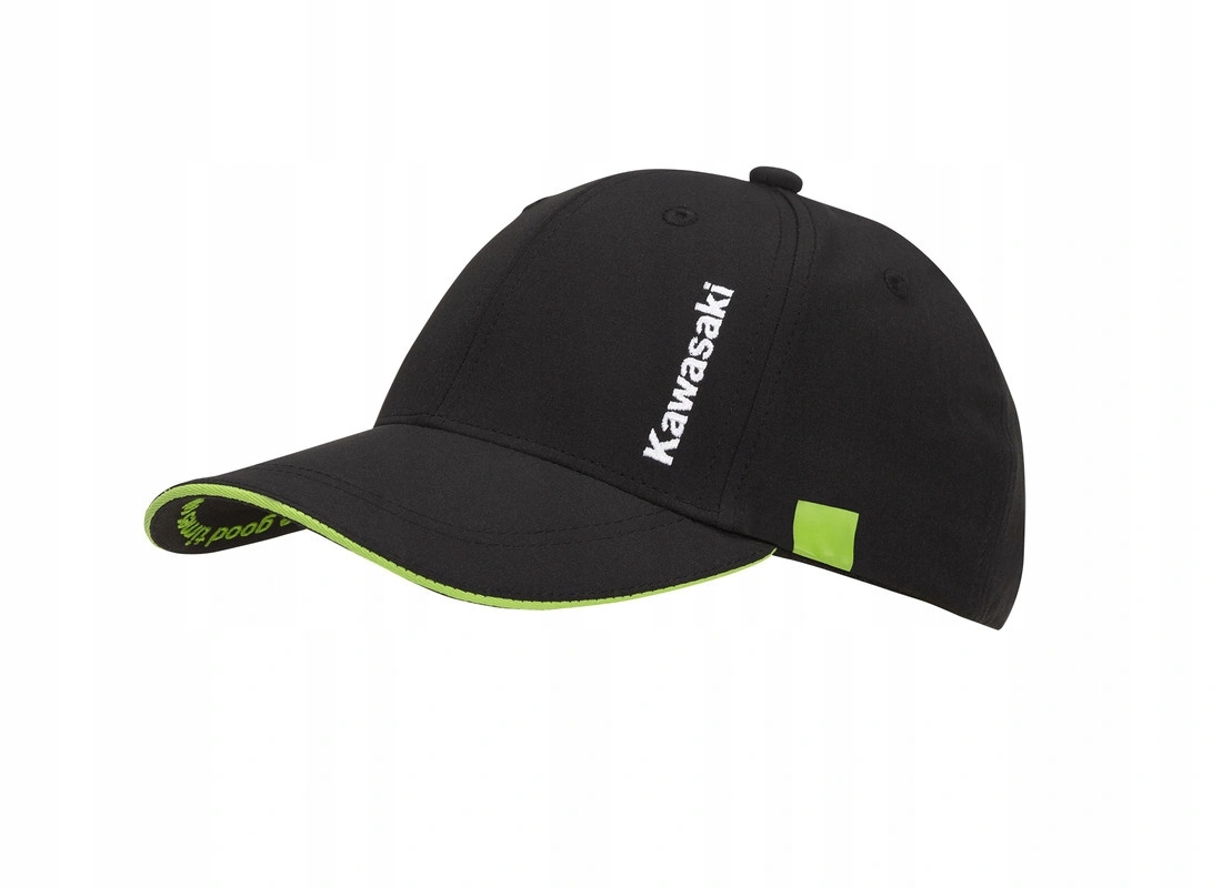 Kawasaki kšiltovka černá s zeleným logem 023SPA2610