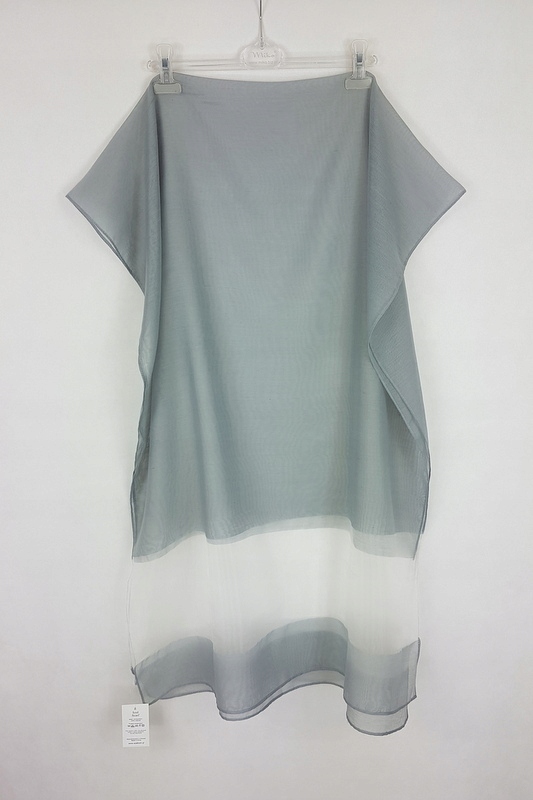 129 Elegancki SZAL na sukienkę SZARY Płeć kobieta