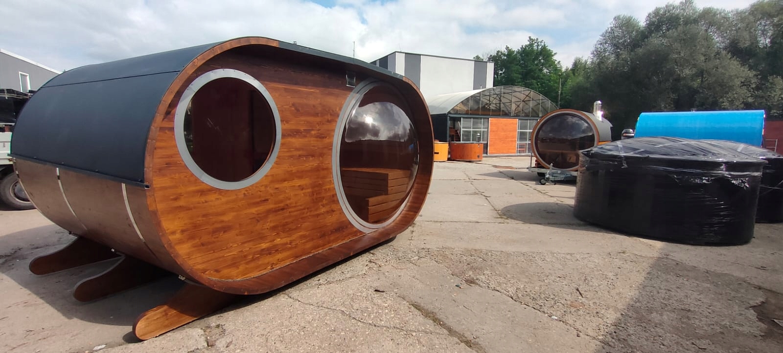 Sauna Lifepolska 240 x 400 x 225 cm Długość 400 cm