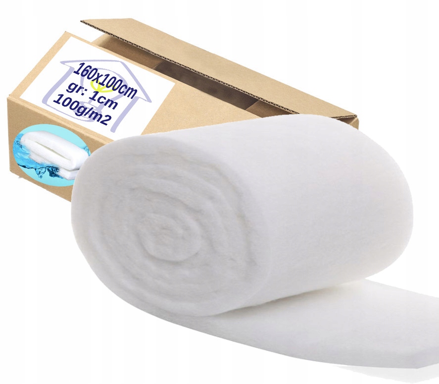

Owata włóknina tapicerska watolina 100g 160cm x 1m
