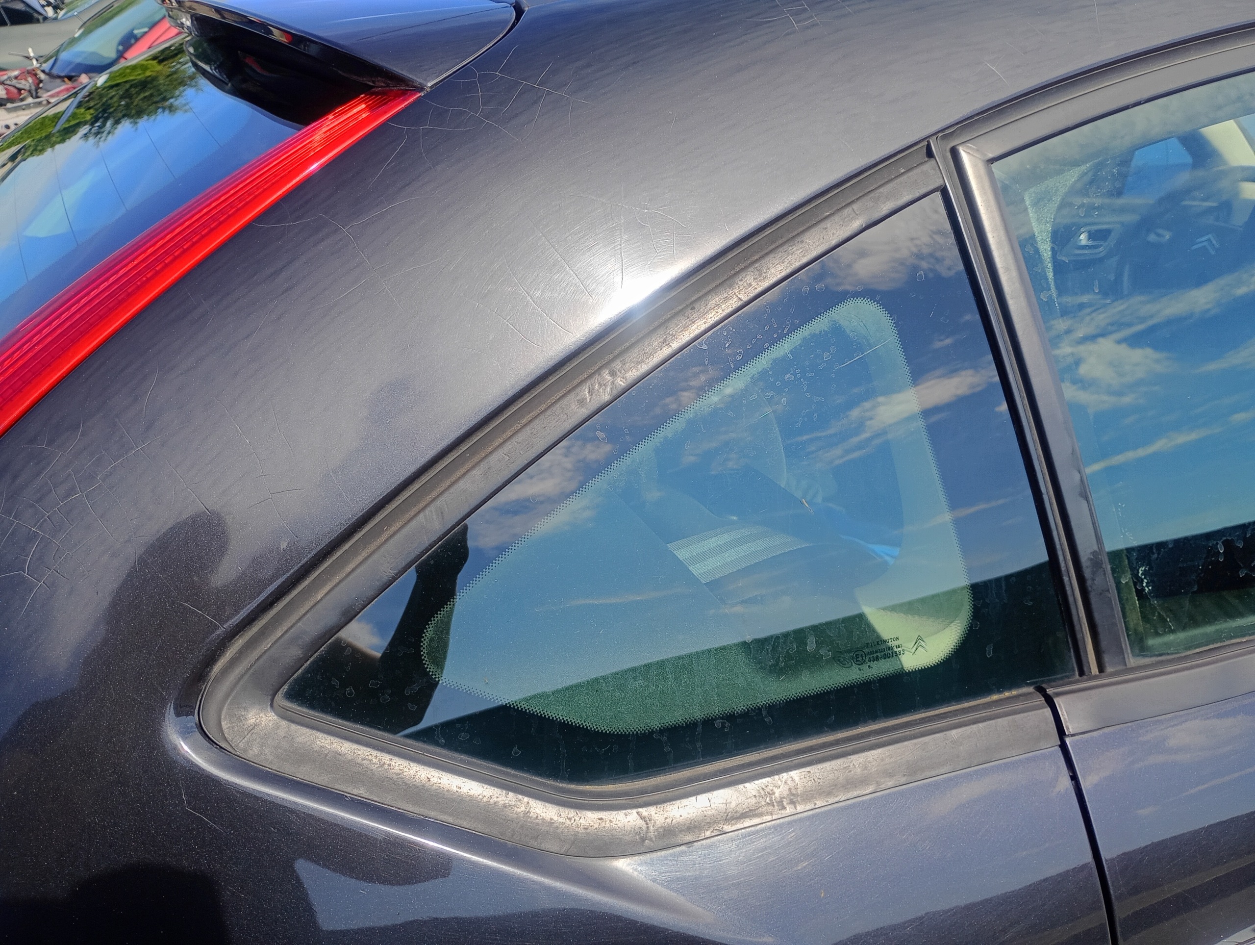 window side bodywork right rear part Citroen C4 1 and 04-10