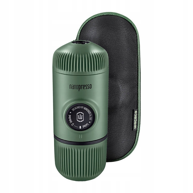 Přenosný kávovar Wacaco Nanopresso Moss Green Pouzdro