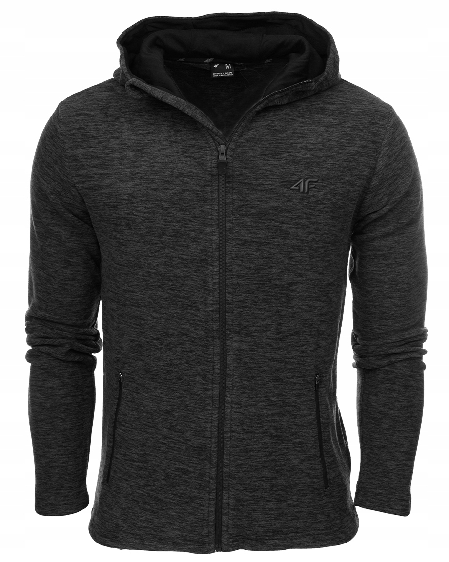

4F bluza męska sportowa z kapturem polar roz.L