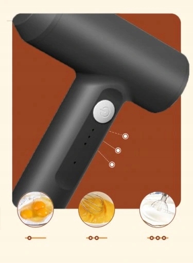 BEZPRZEWODOWY MIKSER RĘCZNY Z 3 PRĘDKOŚCIAMI Marka bez marki