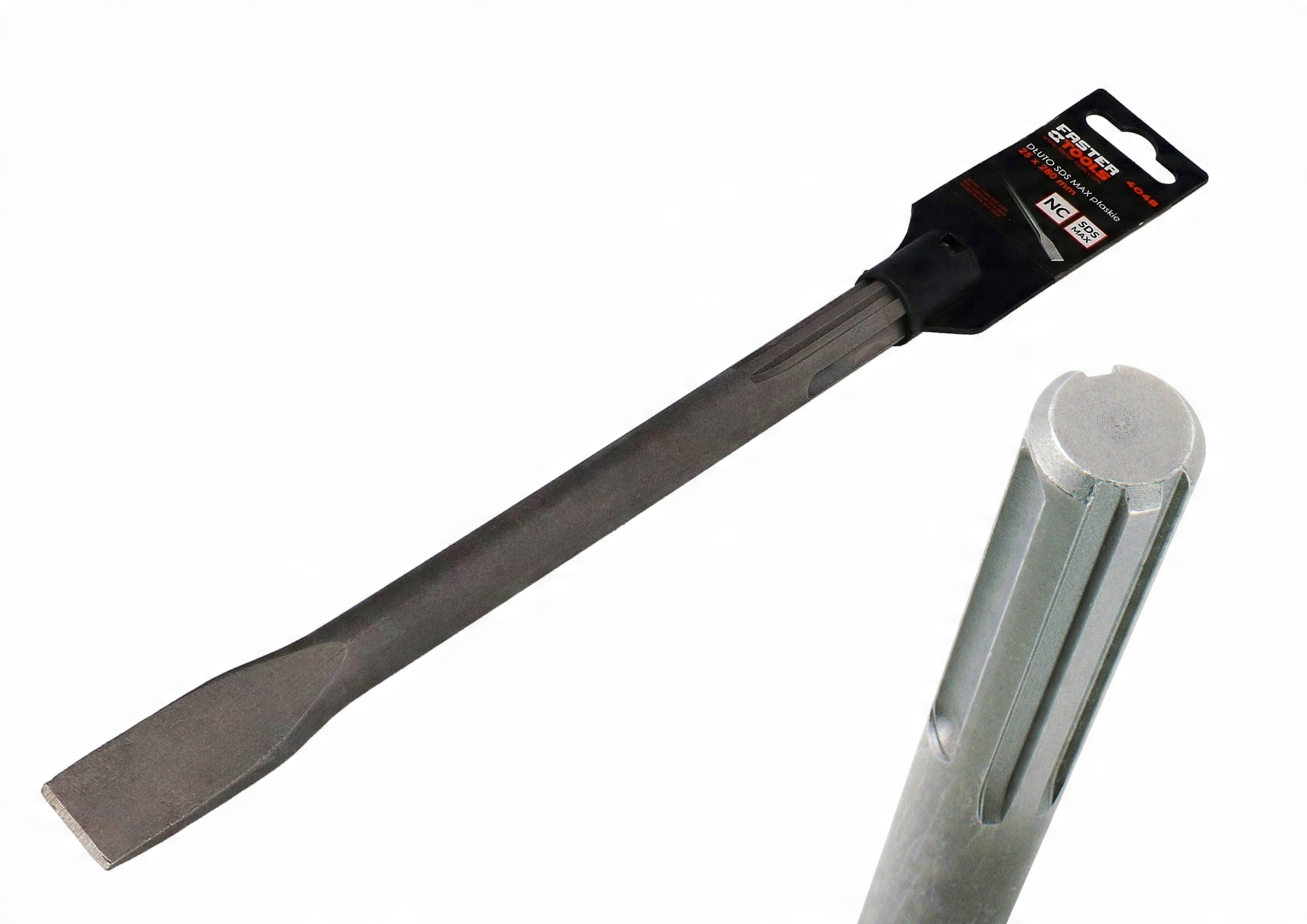 

Dłuto Płaskie Do Młota Kucia Duży Sds Max 25x280MM