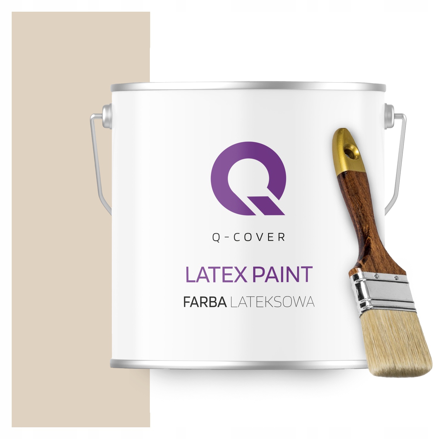 Barva na stěny stropů Hluboká matná 5L Béžová Světlá H4164 štětec