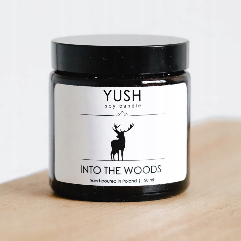 SOJOWA ŚWIECA ZAPACHOWA ZAPACH LASU AMBRY MIĘTY Marka Yush