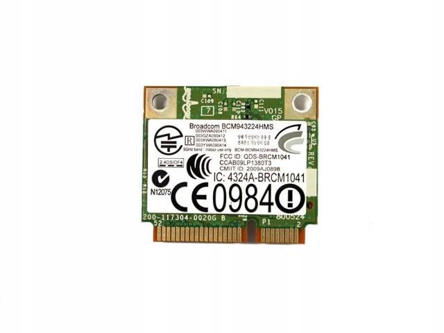 

Broadcom Karta Wifi miniPCIe 300 Mb/s DW1520