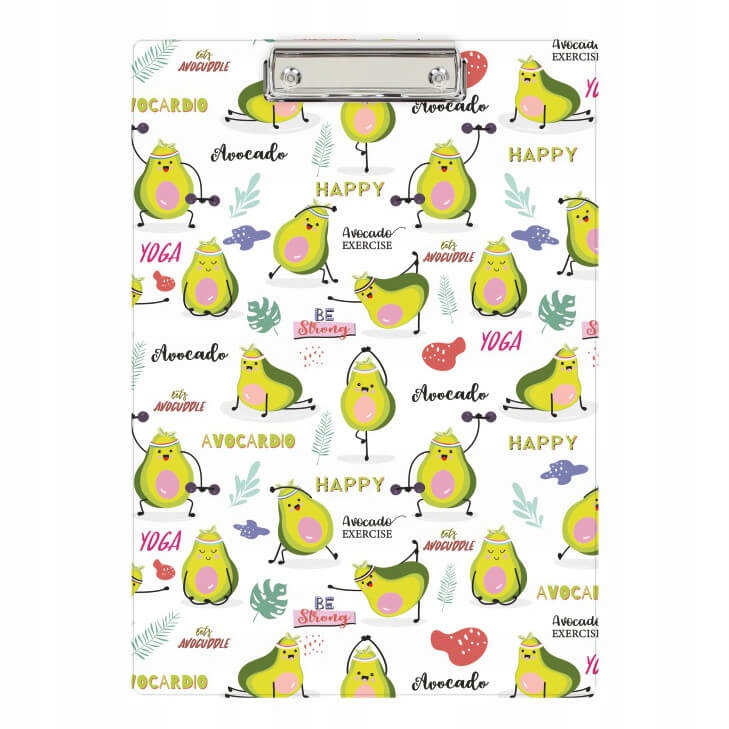 

Deska z klipem podkładka Pvc do papieru A4 avocado