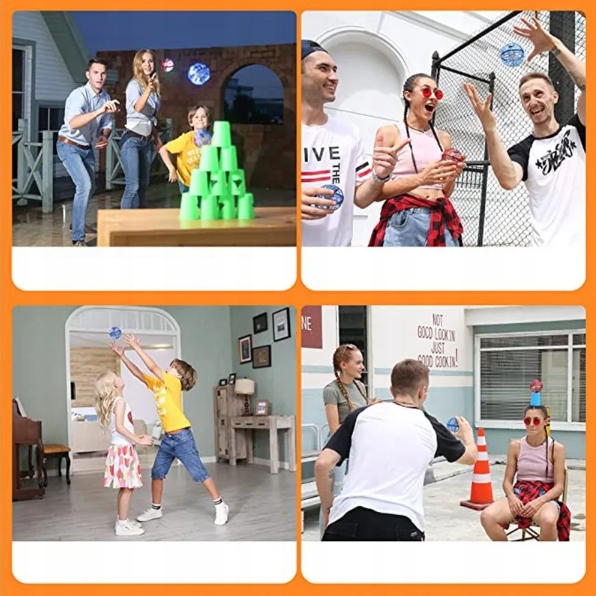 LATAJĄCA PIŁKA UFO BALL SPACE BOOMERANG MAGICZNY PREZENT DLA DZIECI STEROWANY RĘCZNIE Szerokość produktu 9 cm