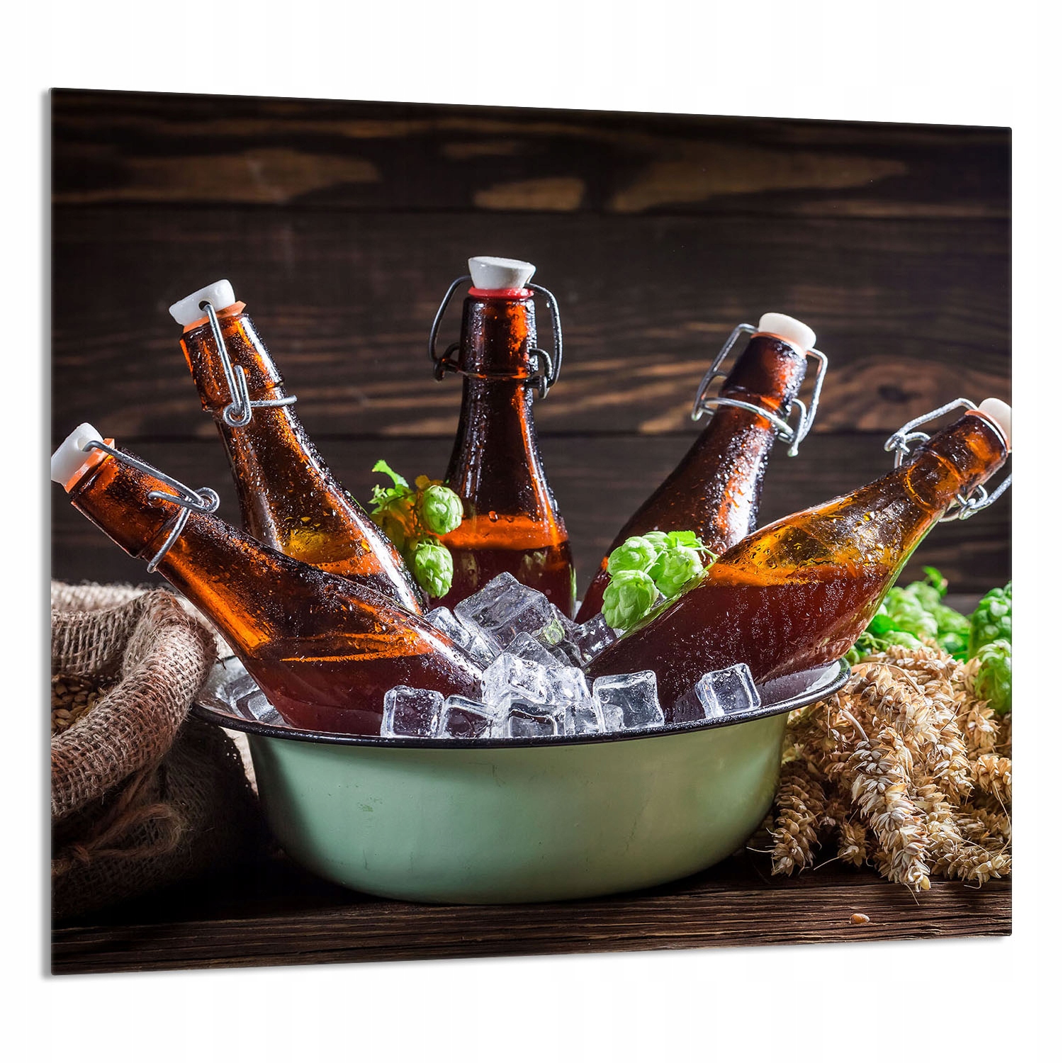 Skleněný Panel Do Kuchyně 65x60 Láhve Tvrzené Sklo