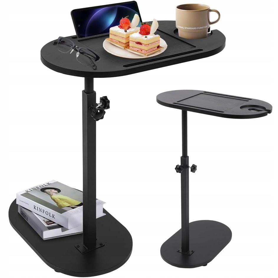 Regulovatelný Kávový Stolek Do Vany S Bambusovou Deskou 43-78 cm