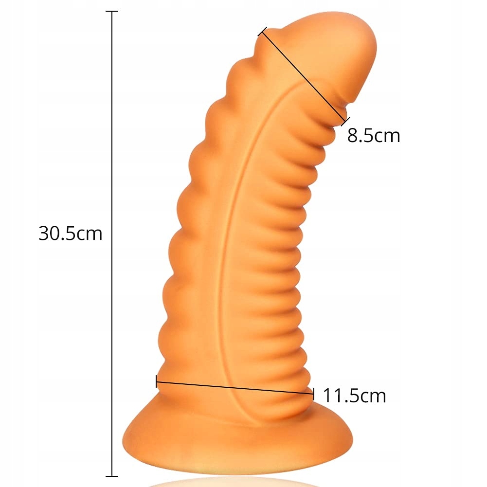 REALISTISCHER DILDO XXL Silikonowy z Przyssawką do Masażu G-Punktu — miniatura 5