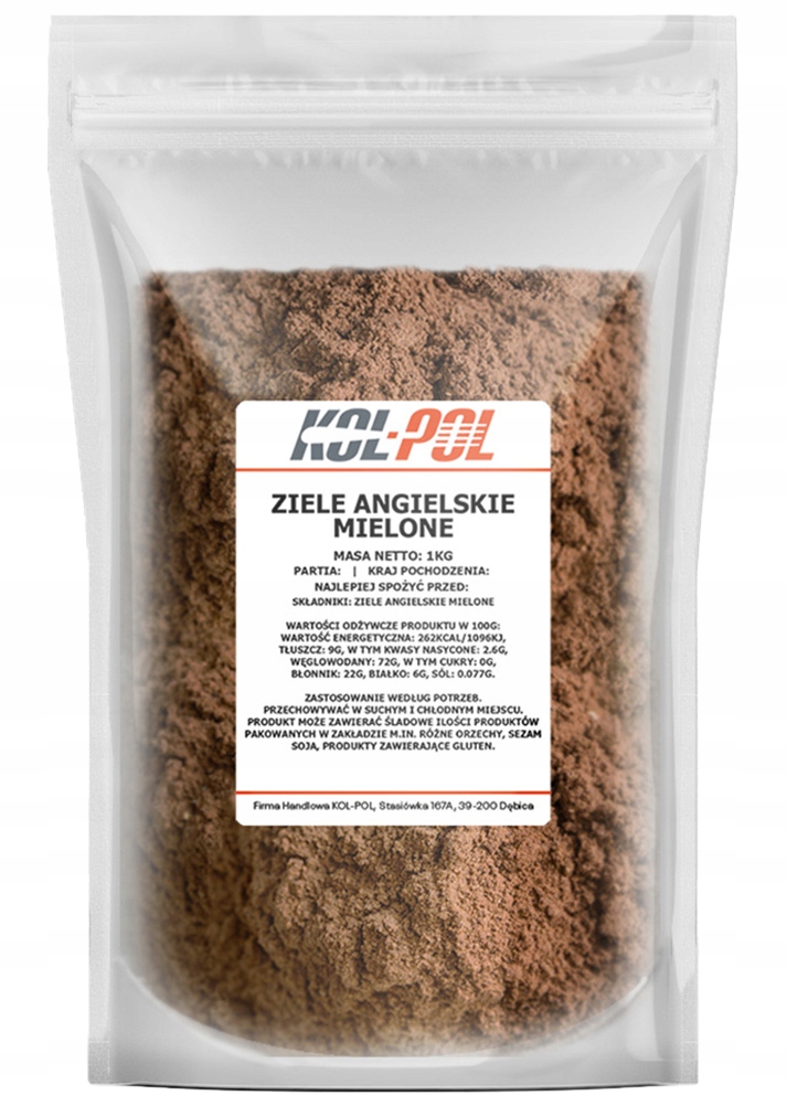 Levně Nové koření mletá 1 kg Aromatická kvalita Kol-Pol