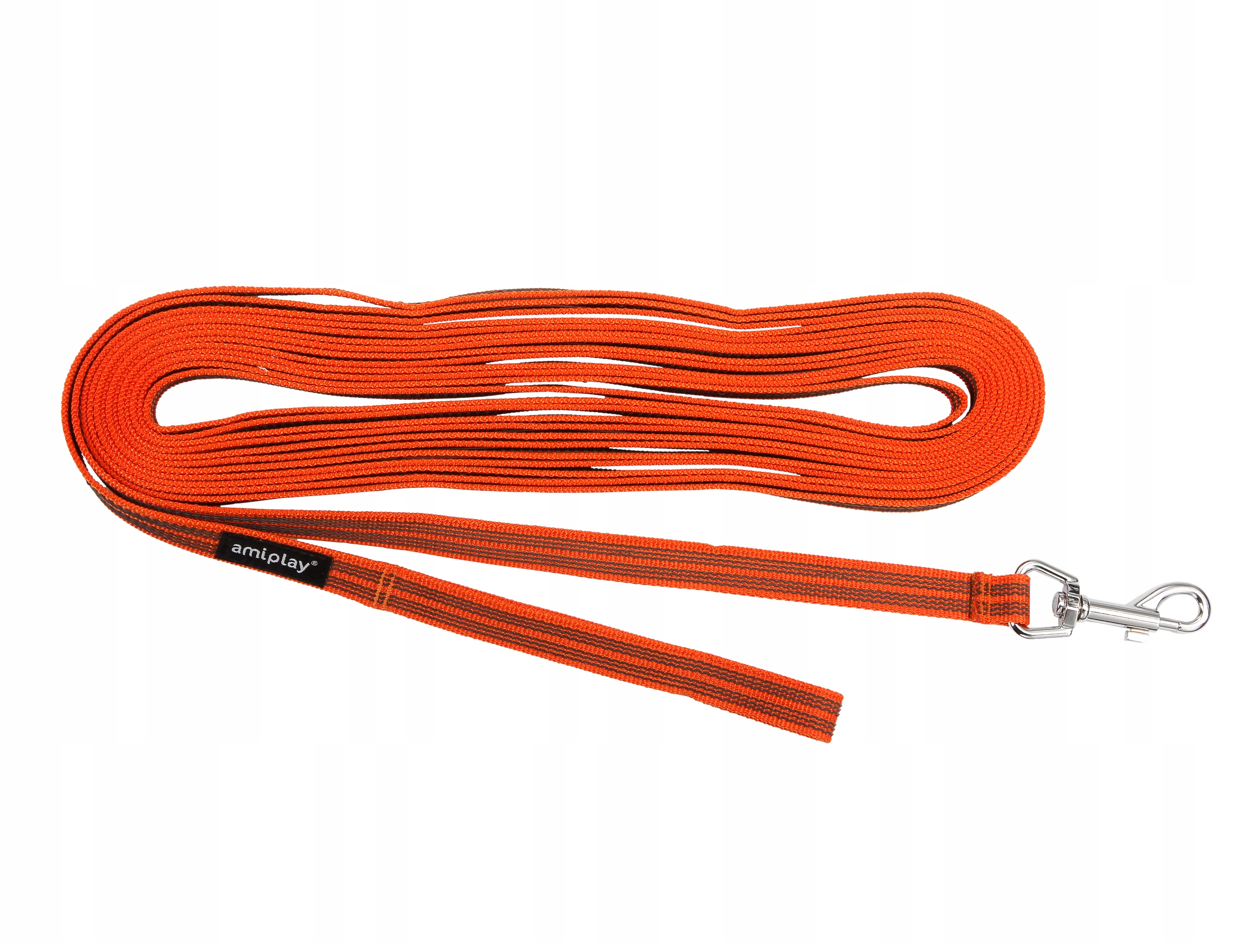 

amiplay Rubber smycz treningowa 5m S/m pomarańcz