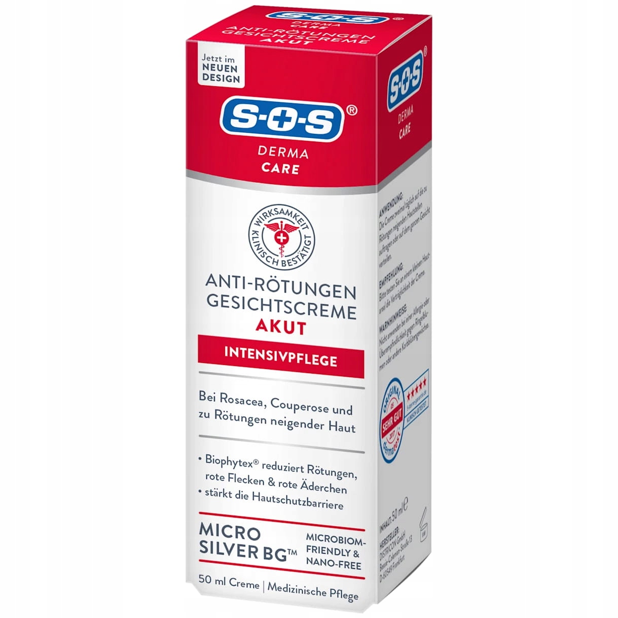 Sos Krém na obličej proti zarudnutí, 50 ml