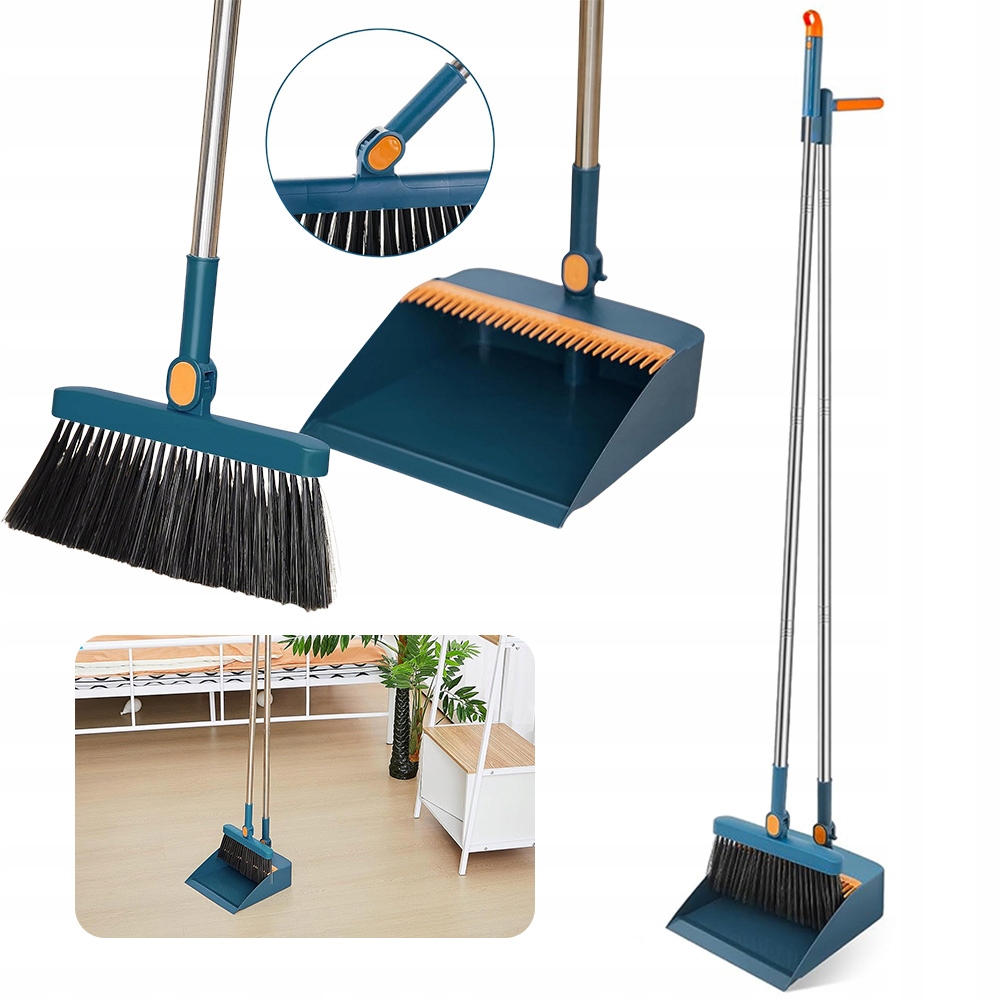 Kartáč A Lopatka Sada S Hřebenem Skládací Otočná Hlava Domov