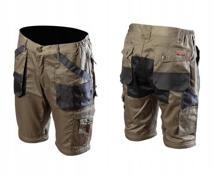 SPODNIE ROBOCZE KHAKI ODPINANE NOGAWKI BRIXTON 52 Rozmiar 52