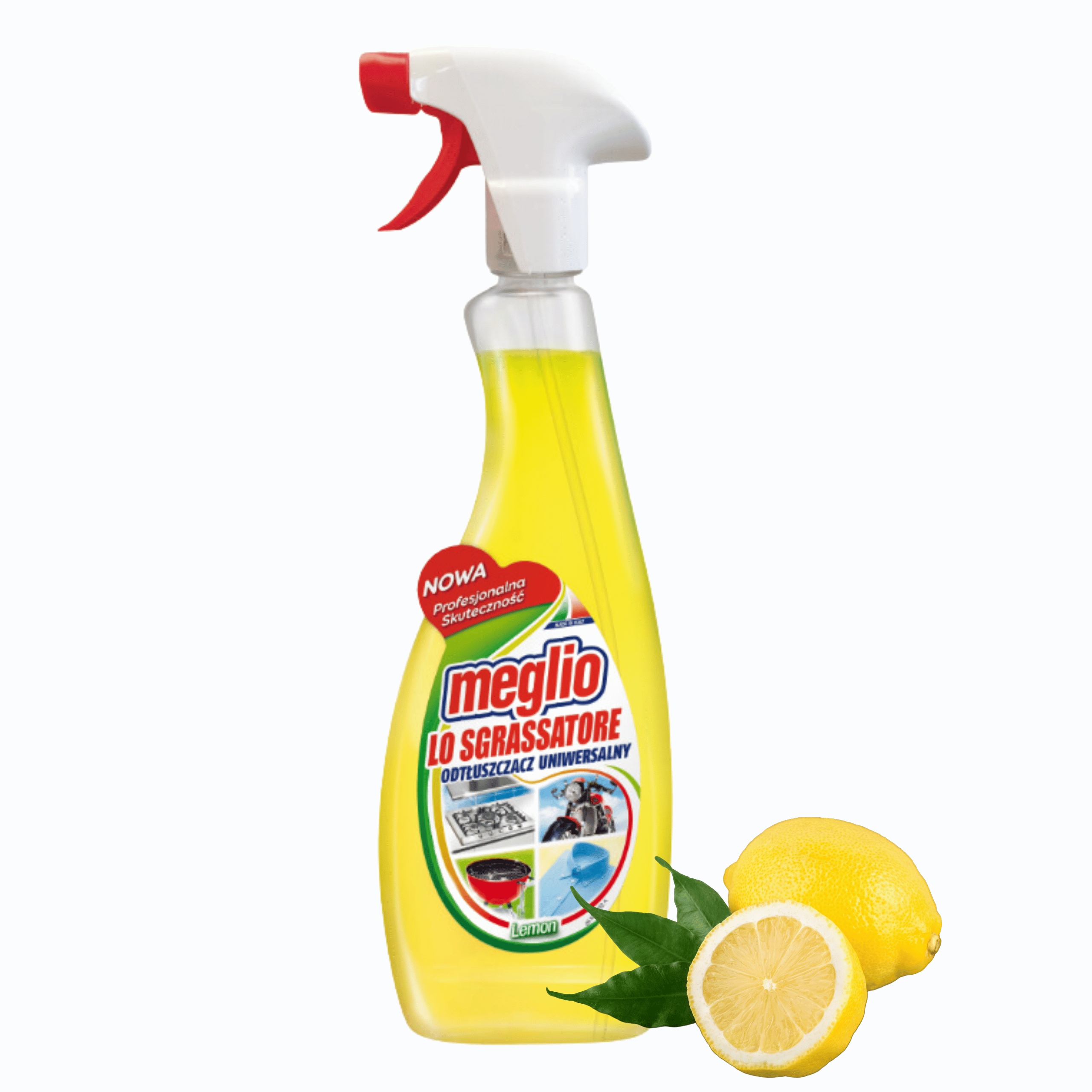 Meglio Multifunkční odmašťovač do kuchyně 750 ml Citronový