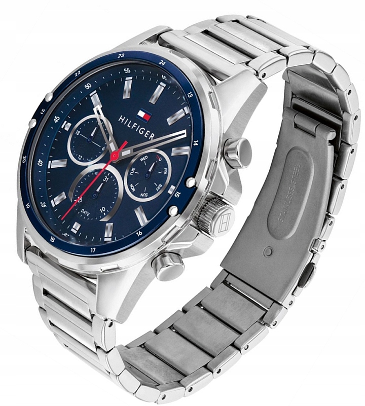 Nové Pánské Hodinky Tommy Hilfiger 1791788 Mason Originál Multidata Box 45 mm