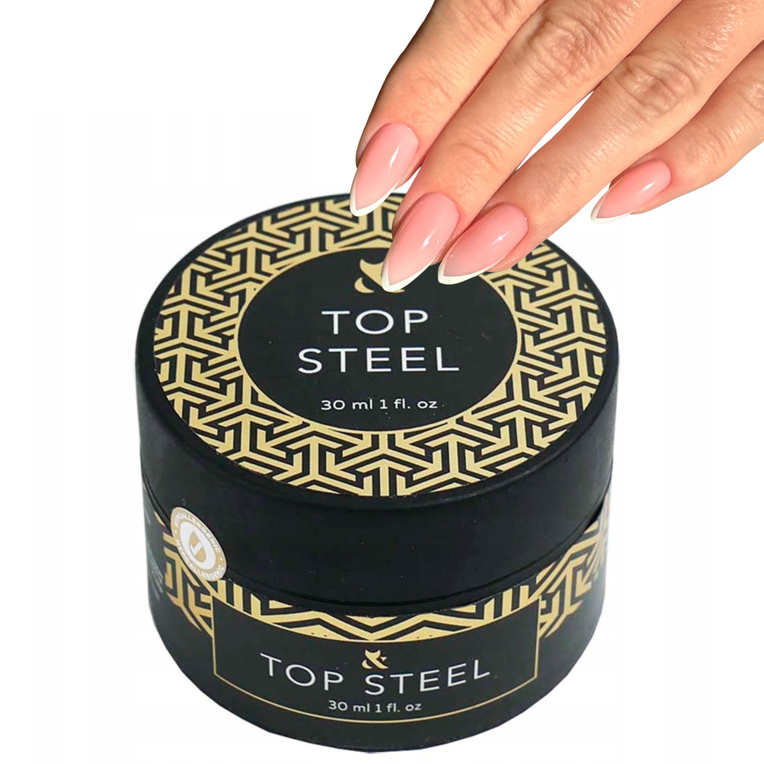 F.o.x. Top Hybrydowy Do Paznokci Top Steel 30ml wyrównujący płytkę