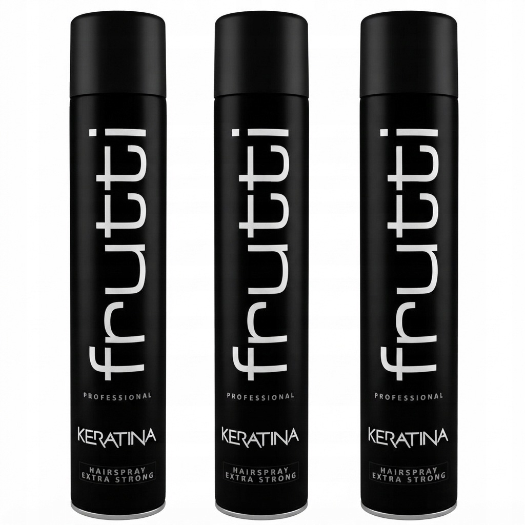 3X Frutti DI Bosco Extra Silný Lak Na Vlasy S Keratinem 750 ML