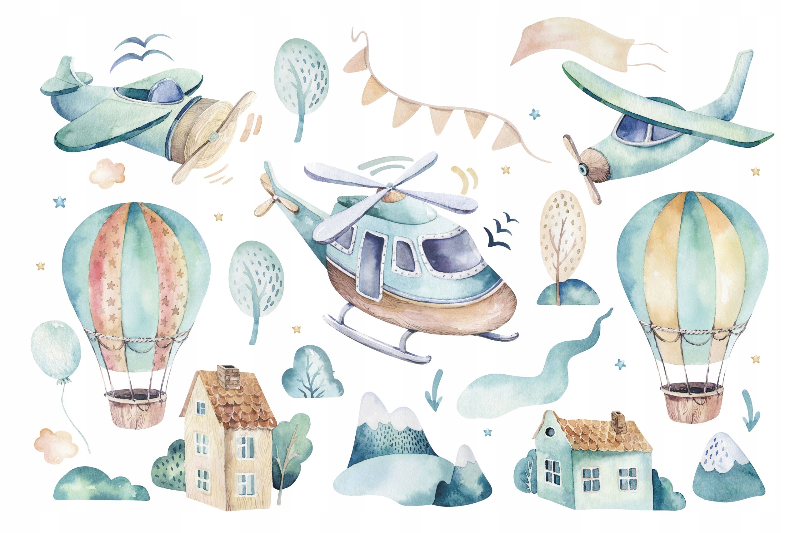 

Naklejki na ścianę Samoloty pojazdy dla chłopca