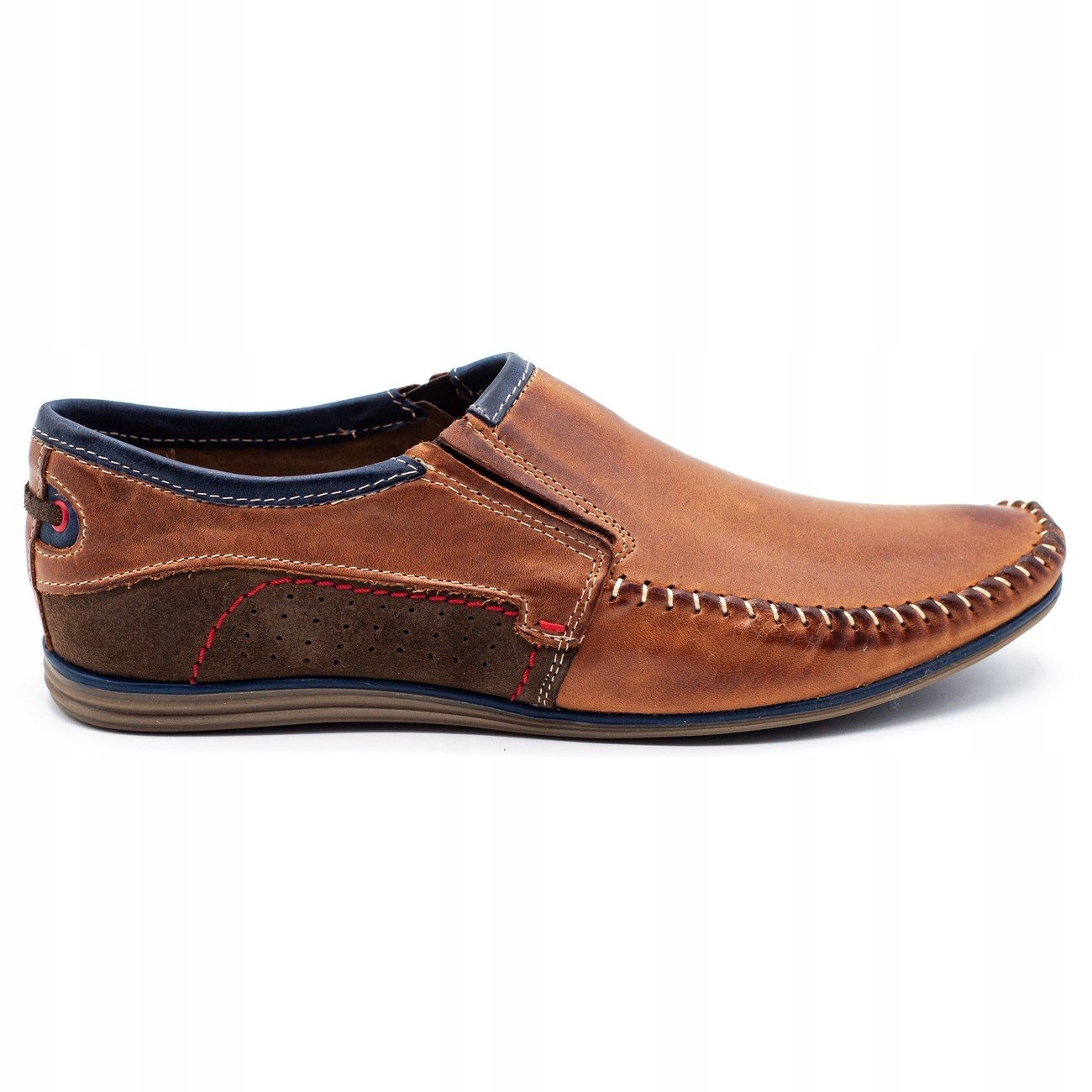 

Brązowe Skóra naturalna Buty Komodo r.43