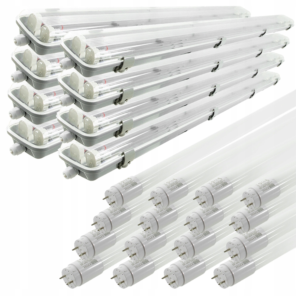 

8x Oprawa hermetyczna 120 16x świetlówka Led