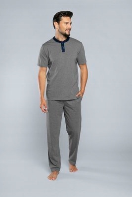 Pánské pyžamo Italian Fashion – střední melanž