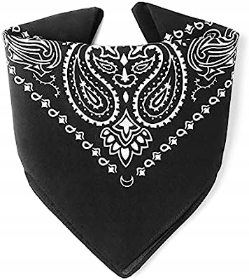 BANDANA CHUSTA NA GŁOWĘ OPASKA BAWEŁNA Kolor wielokolorowy