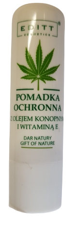 

Editt Pomadka Ochronna Z Olejem Konopnym I Wit E
