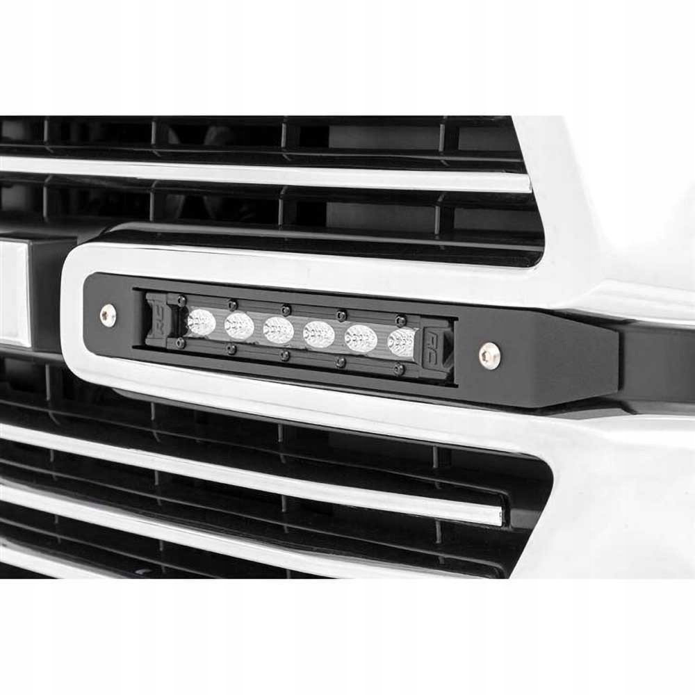 Listwy LED 6" do grilla Rough Country Black Series RAM 1500 DT Producent części Inny