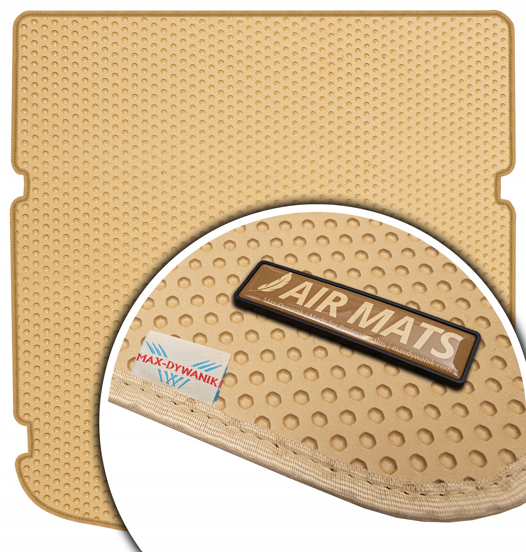 Audi A5 I Sportback 2010-2016 Béžová rohož do kufru Eva Air Mats