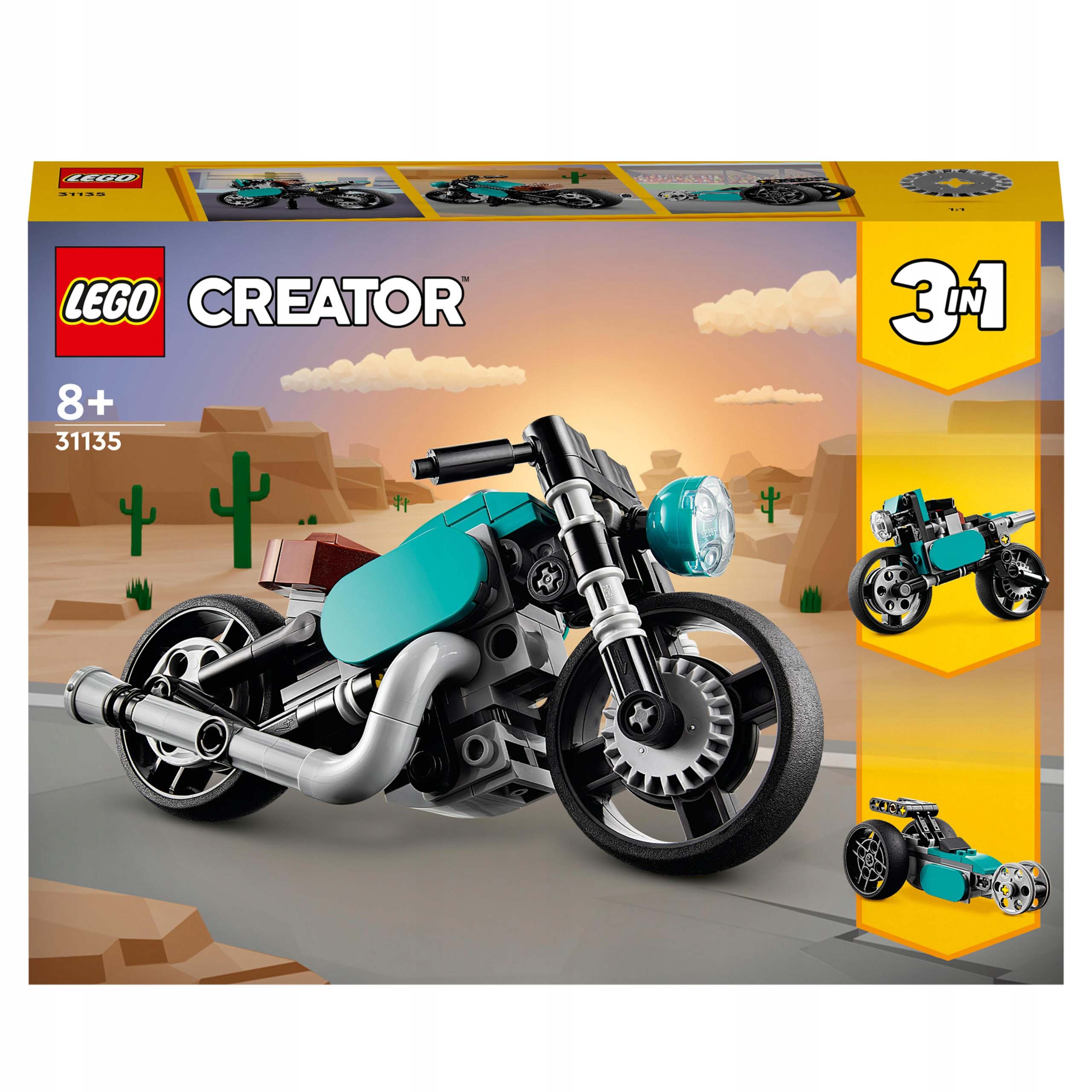 LEGO CREATOR 3W1 MOTOCYKL VINTAGE Marka LEGO