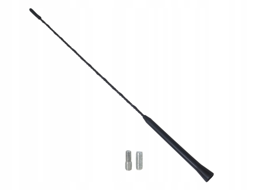 ANTENA MASZT DO RADIA BAT 41cm 2 ADAPTERY 5mm 6mm