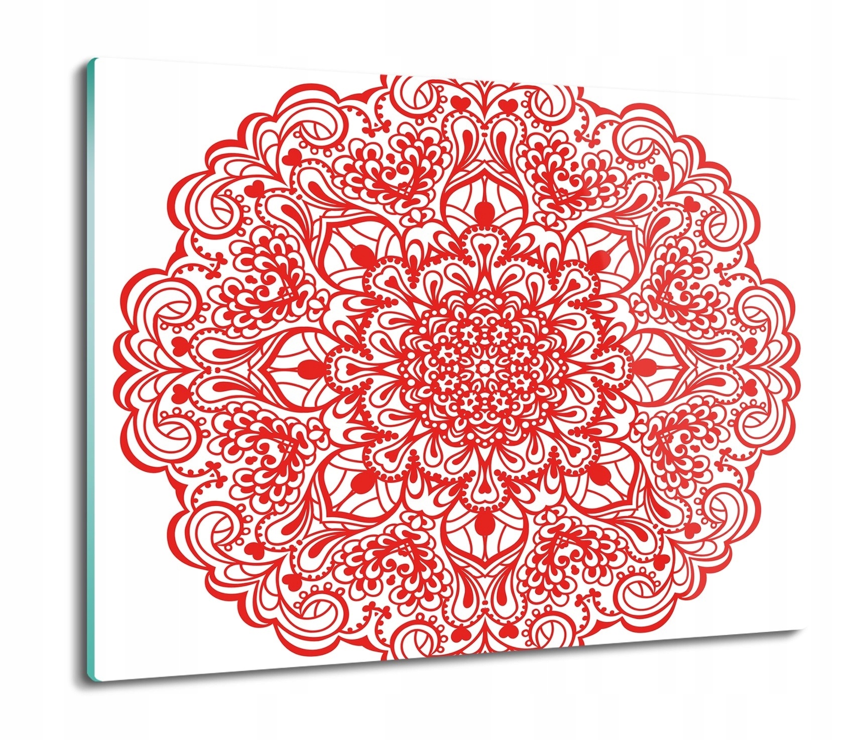 

Rozeta mandala kwiat 60x52 deska kuchenna szklana