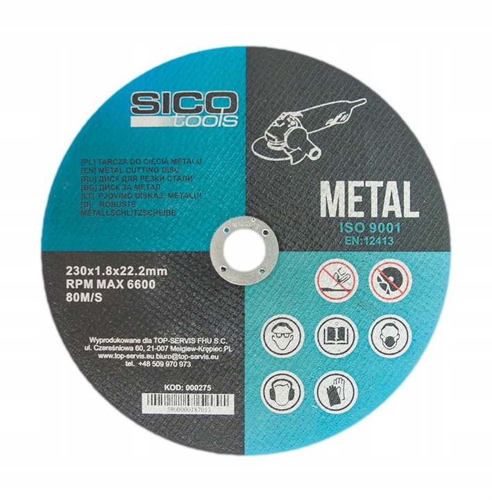 

Tarcza Do Cięcia Metalu Stali 230x1,8mm