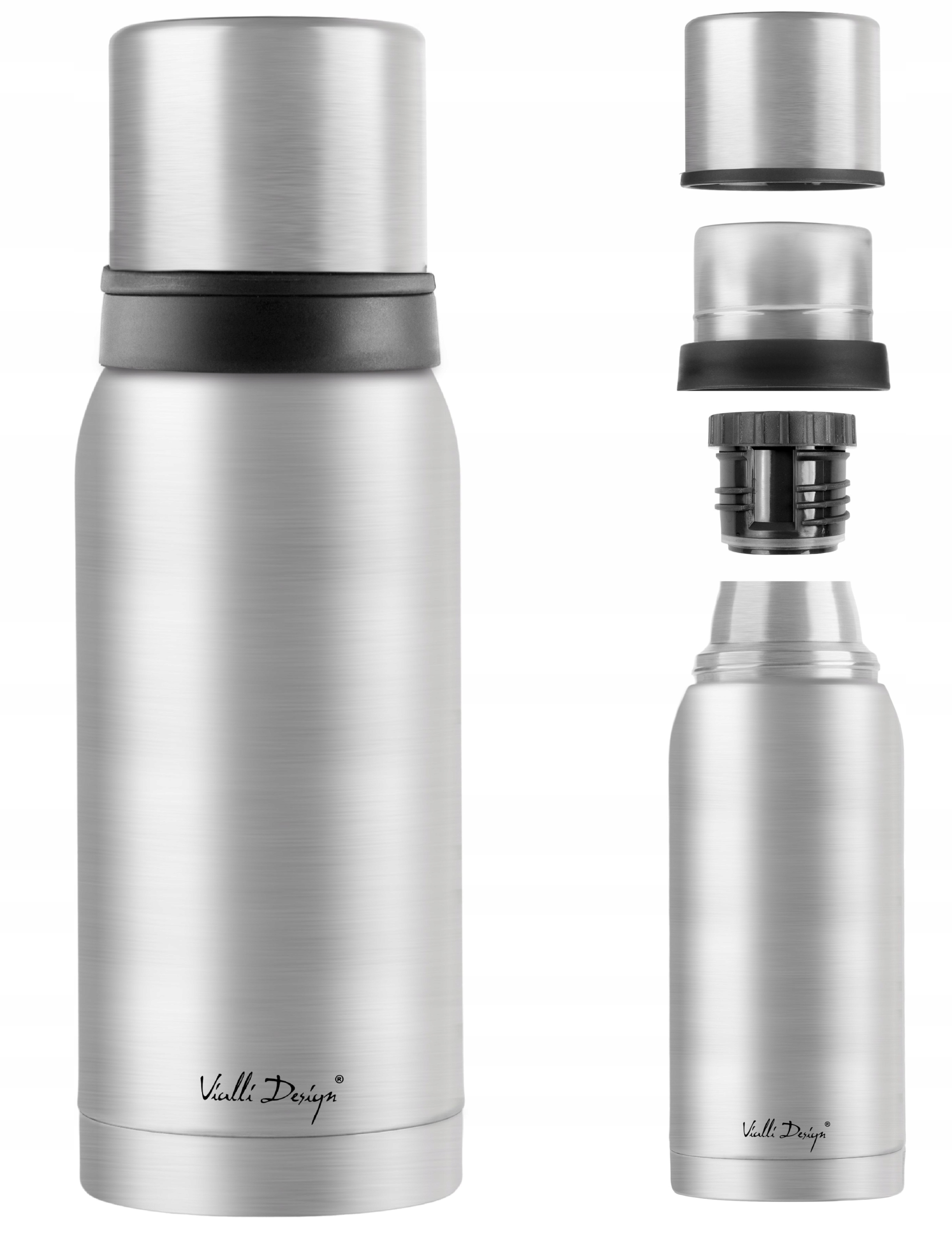 Fuori Termos Stalowy Próżniowy Turystyczny Podróżny Herbaty Kawy Kubki 1L