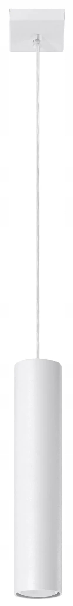 Závěsná lampa Sollux Lighting Lagos 1 bílý kovový design GU10