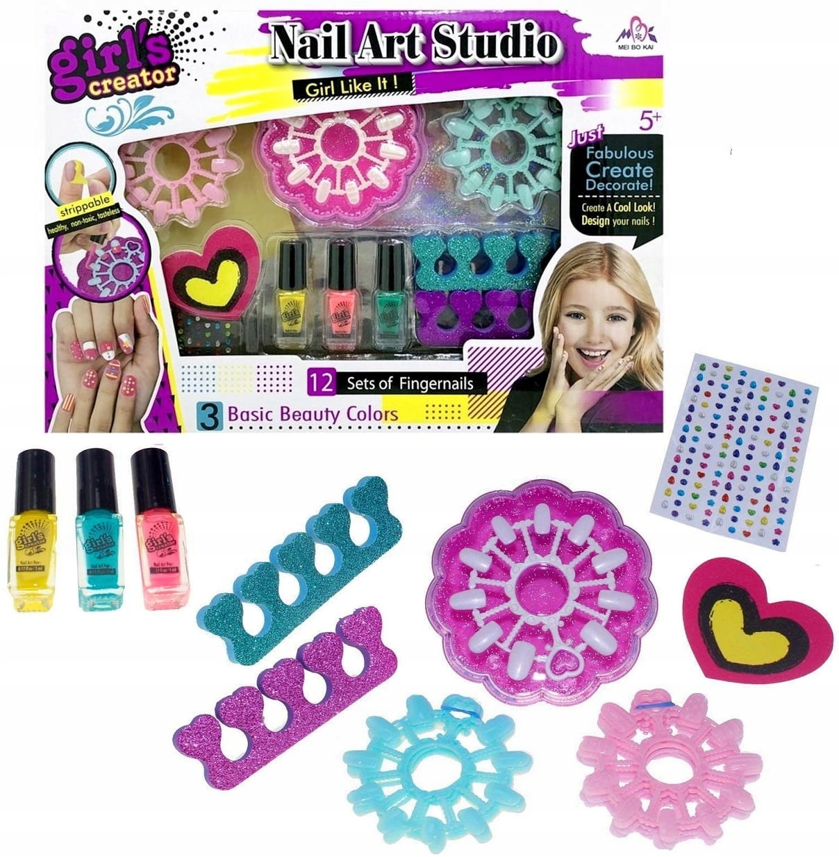 

Studio Stylizacja Paznokci Zestaw Lakiery Tipsy